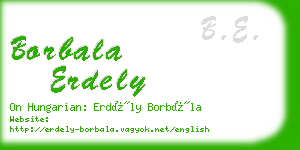 borbala erdely business card